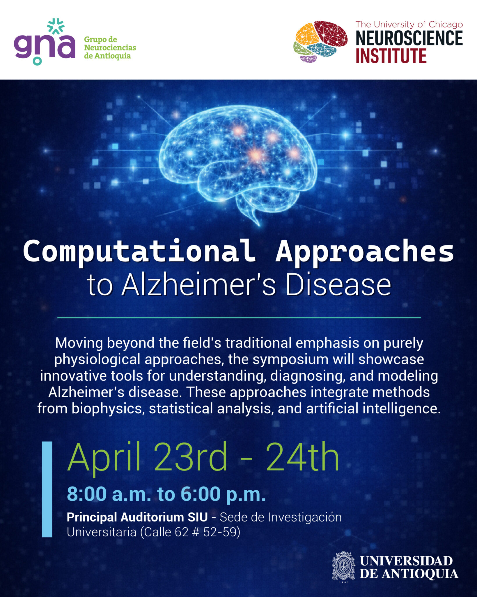 Computational Approaches to Alzheimer's Disease | Medellín